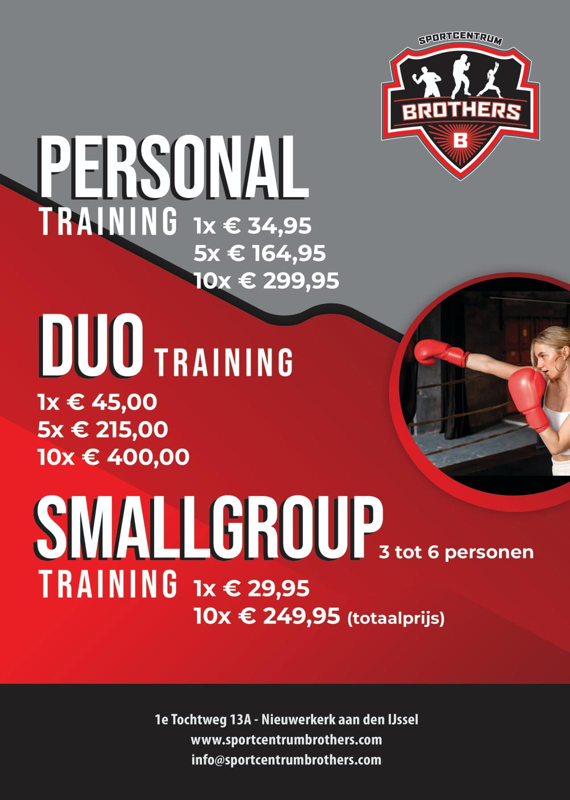 Actie Personal-Duo-Smallgroup